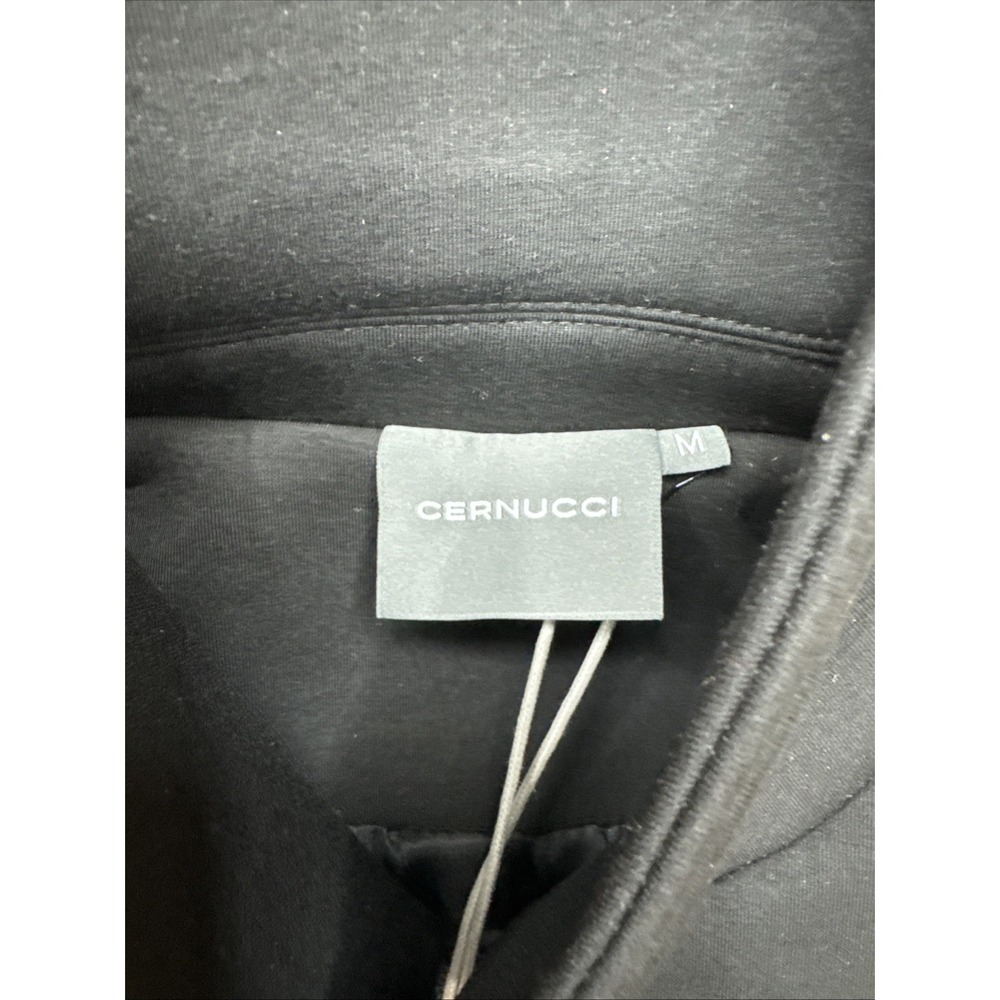 Cernucci Size Medium Black Crop Jacket #432 - Picture 7 of 12